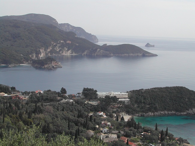 Řecko, Korfu, Vila Prinos, Golfové hřiště, Kerkyra, Pantokratos
